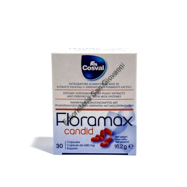 Erboristeria Artigianale DSC 0028Floramax candid 30 capsule Cosval