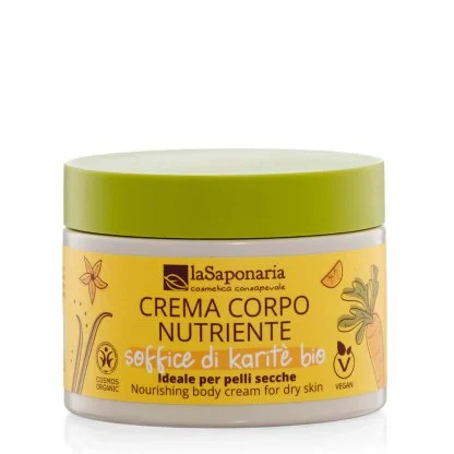 Crema corpo nutriente Soffice di karitè 200 ml La Saponaria