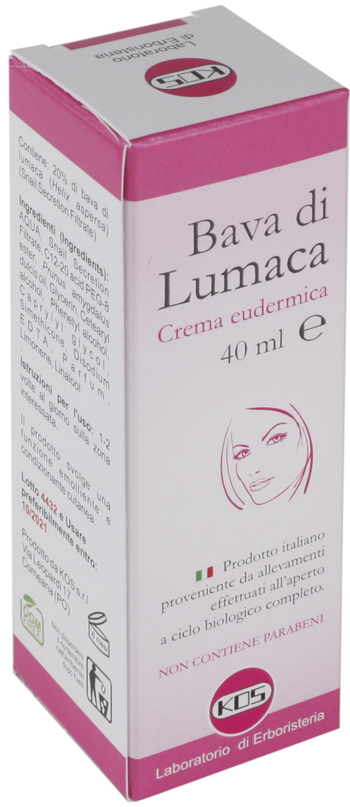 Erboristeria Artigianale crema eudermica bava lumaca Kos 40 ml