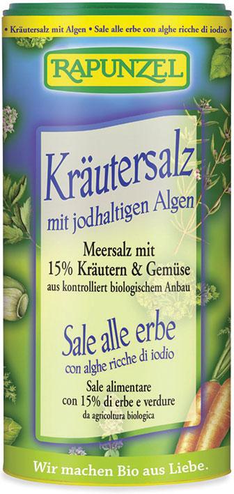 Erboristeria Artigianale sale alle erbe con alghe Rapunzel 125 g