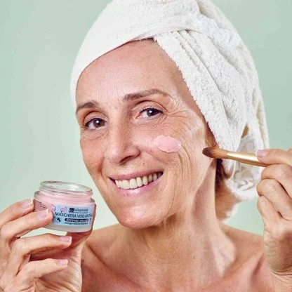 Maschera Viso anti-age e illuminante - Forever Young La Saponaria 50 ml